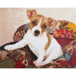 Diamond Painting Patchwork Pup Needleart World-dd10-049