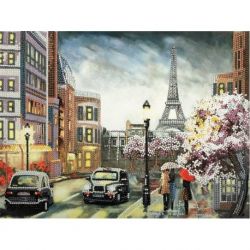 Diamond Painting Framed-Rain in Paris Freyja Crystal-alpd-004