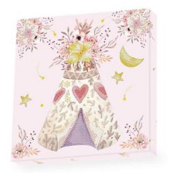 Diamond painting-Diamond Dotz Box Dreamy Tee Pee Needleworld Art-dbx-046