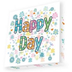 Diamond painting-Diamond Dotz Box HAPPY DAY Needleworld Art-dbx-050