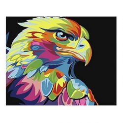 Schilderen op nummer regenboog adelaar Wizardi T108
