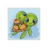 Diamond painting kleine schildpadden Wizardi WD2527