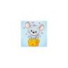 Diamond painting muis en kaas Wizardi WD2534