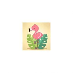 Diamond painting flamingo Wizardi WD2537