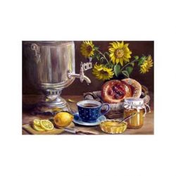 Diamond painting samovar Wizardi WD2614