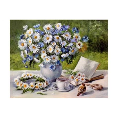 Diamond painting zomers Wizardi WD2620