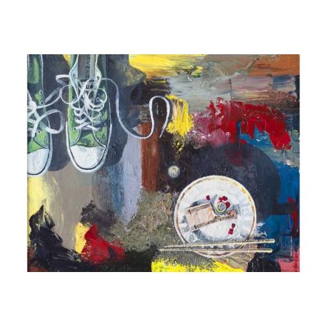 Diamond painting tienerontbijt Wizardi WD2651