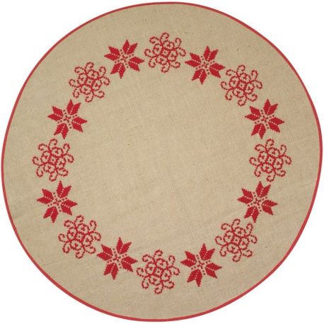 Borduurpakket kerstboomkleed kerstster PERMIN 42-1869