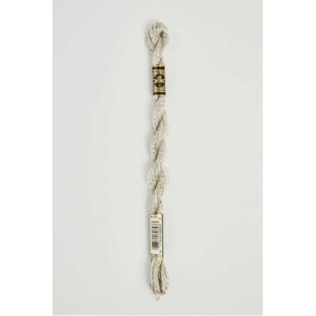 Borduurgaren DMC Coton Perle Metallic 315 Koordzijde dikte 5-25M.5283-kleur_ZILVER