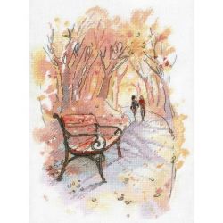 Borduurpakket Autumn Promenade MP-Studia SA-003