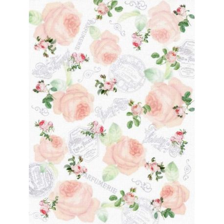 Borduurstofstukje bedrukt: Designer canvas Aida 7.1 40x30 cm. MP-Studia SKD-136