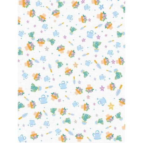 Borduurstofstukje bedrukt: Designer canvas Aida 5.5 30x40 cm. MP-Studia SKD14-124