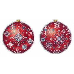 Borduurpakket Christmas Tree Decoration-Winter Ruby MP-Studia SR-167