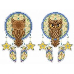 Borduurpakket Dream Catcher-Owl MP-Studia SR-273