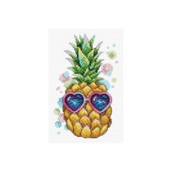 Borduurpakket zonnige ananas MP-Studia SV-533