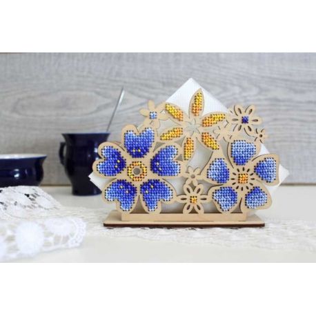 Borduurpakket servethouder vlinder MP-Studia SO-044