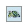 Borduurpakket Badge Turtle Oven 1097