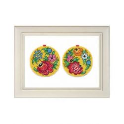 Borduurpakket Christmas Tree Toy-Gorodetsky Oven 1148