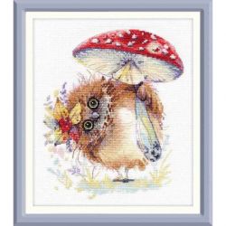 Borduurpakket Umbrella for Owl Oven 1237