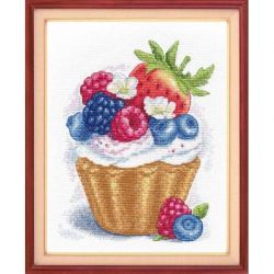 Borduurpakket Berry Dessert Oven 1253