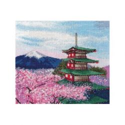 Borduurpakket chureito pagode Oven S1366