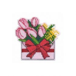 Borduurpakket magneet gefeliciteerd Oven S1381