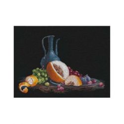 Borduurpakket stilleven met meloen Oven S1397