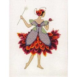 Borduurpatroon met speciale materialen Peony Mirabilia Designs-nc139s