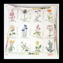 Kussenborduurpakket Wilde bloemen Thea Gouverneur 2074A