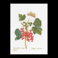 Borduurpakket Rode bessen Thea Gouverneur 2084L