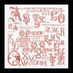 Borduurpakket Antieke lettermerklap Thea Gouverneur 2093A