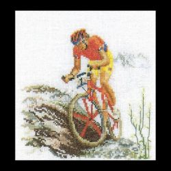 Borduurpakket Mountainbike Thea Gouverneur 3035A