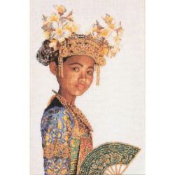 Borduurpakket Indonesische danseres Thea Gouverneur 597
