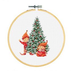 Borduurpakket Christmas Dutch Stitch Brothers 043C