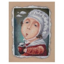 Borduurpakket Sour cream pot Oven S1550