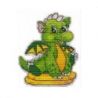 Borduurpakket Dragon. Magnet Oven S1562