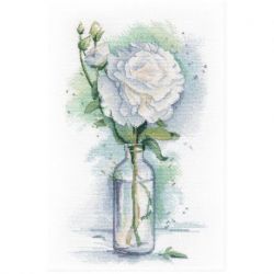 Borduurpakket Gentle peony Oven S1565