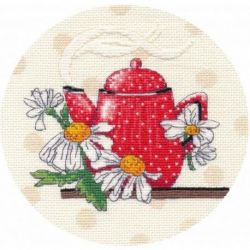 Borduurpakket Tea miniature-3 Oven S1588