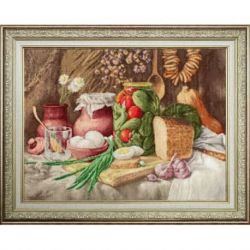 Borduurpakket Village still life Golden Fleece SM035