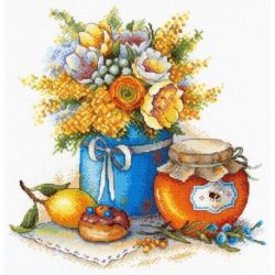 Borduurpakket Honey pleasure MP-Studia SNV-762