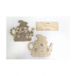 Borduurpakket Napkin holder-Fairy house MP-Studia SO-045