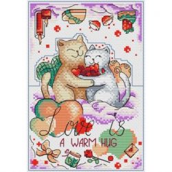 Borduurpakket Valentines card MP-Studia SR-707