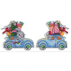 Borduurpakket Christmas trip MP-Studia SR-855