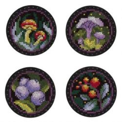 Borduurpakket Forest Stories-Badges-Magnets MP-Studia ST-1023