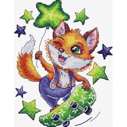 Borduurpakket Fox-skateboarder MP-Studia SV-803