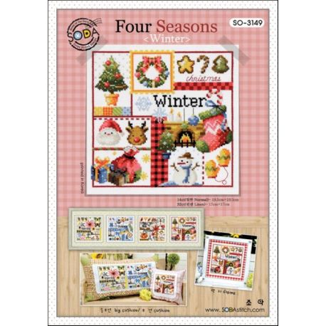 Borduurpatroon Four Seasons-Winter Soda Stitch-3149