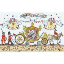 Borduurpakket Amanda Loverseed-Cut Thru Coronation Carriage-Bothy Threads xct40