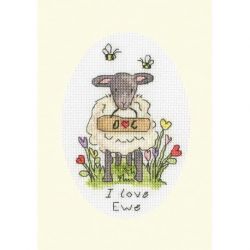 Borduurpakket Eleanor Teasdale-I Love Ewe-Bothy Threads xgc40