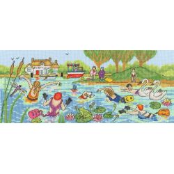 Borduurpakket Julia Rigby-Lakeside Fun-Bothy Threads xjr41