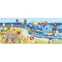 Borduurpakket Julia Rigby-Seaside Fun-Bothy Threads xjr42